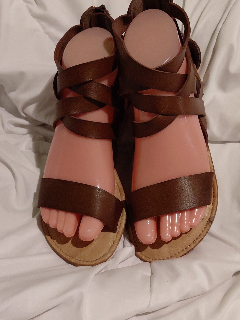 Blowfish Brown Strappy Gladiator Sandals